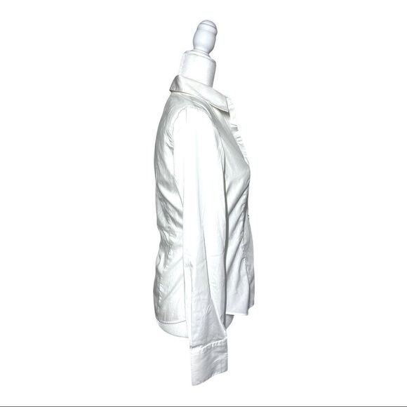 GIORGIO ARMANI White Cotton Button Down Shirt - Picture 6 of 7